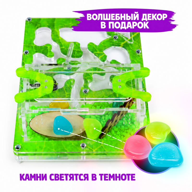 Муравьиная ферма Мини "Зеленый лист" (ПОЛНЫЙ КОМПЛЕКТ) Муравьиная ферма Мини "Зеленый лист" (ПОЛНЫЙ КОМПЛЕКТ)